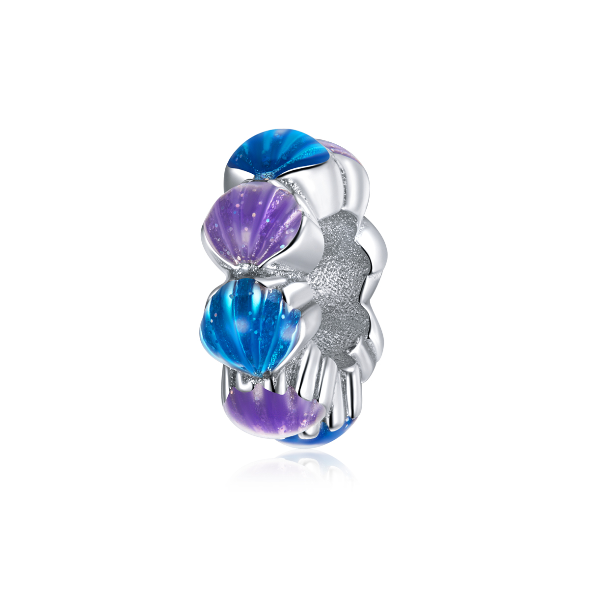 encanto separador estilo pandora con forma de concha de ensueño bsc431