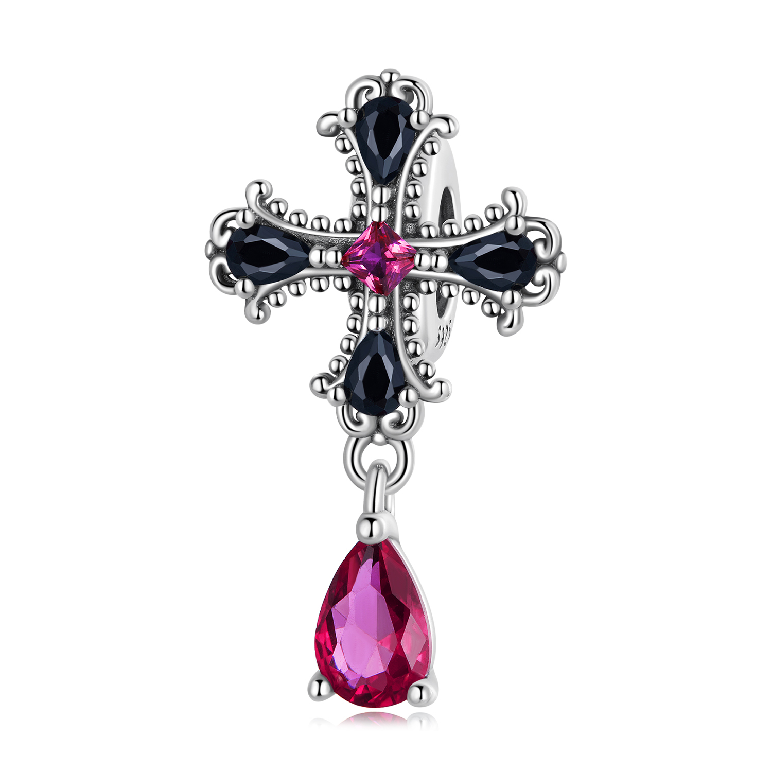 pandora style encanto separador de cruz gótica scc2381