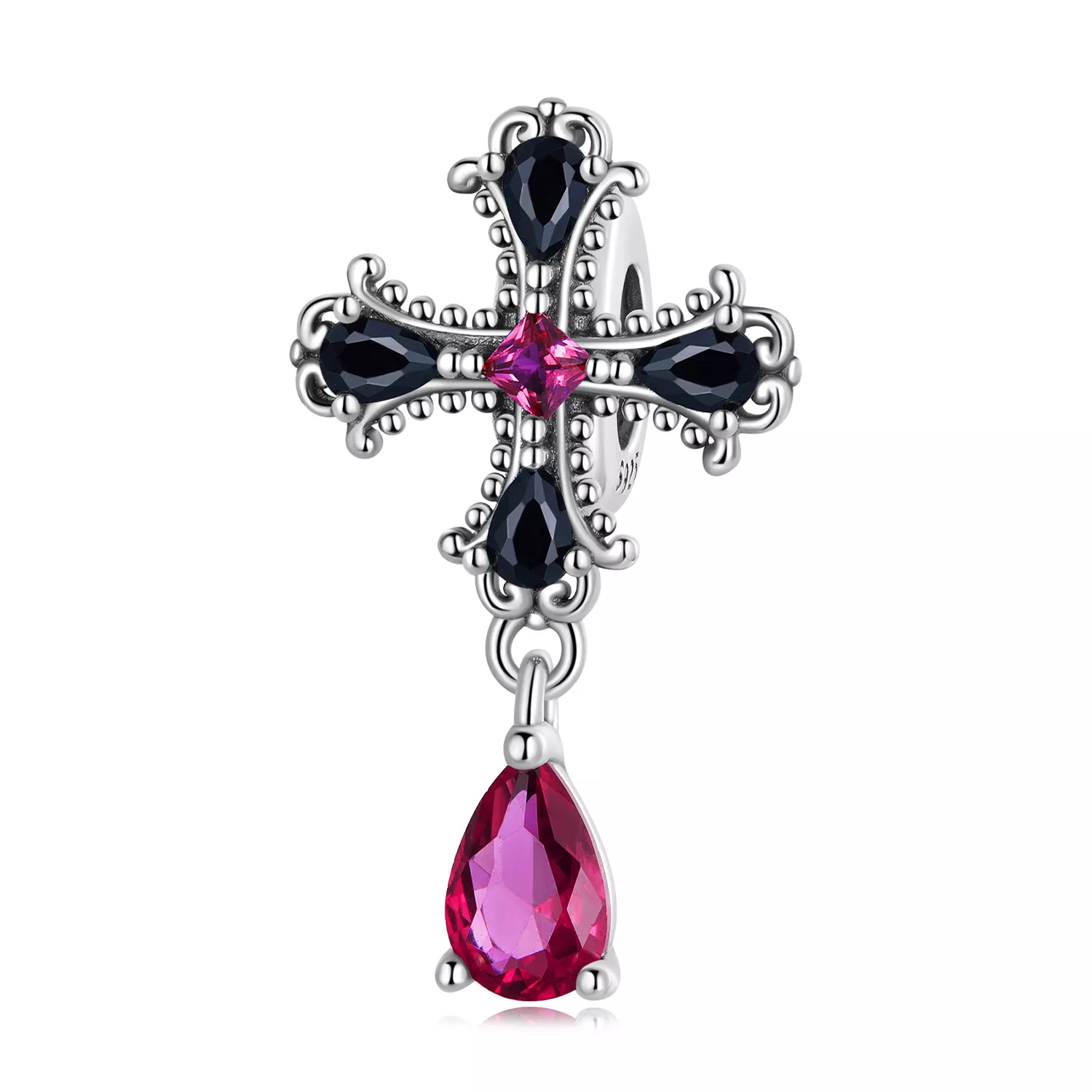 pandora style encanto separador de cruz gótica scc2381