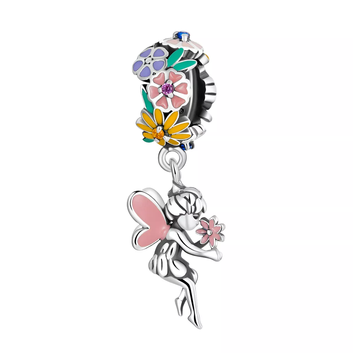 colgante elfo flor estilo pandora bsc592