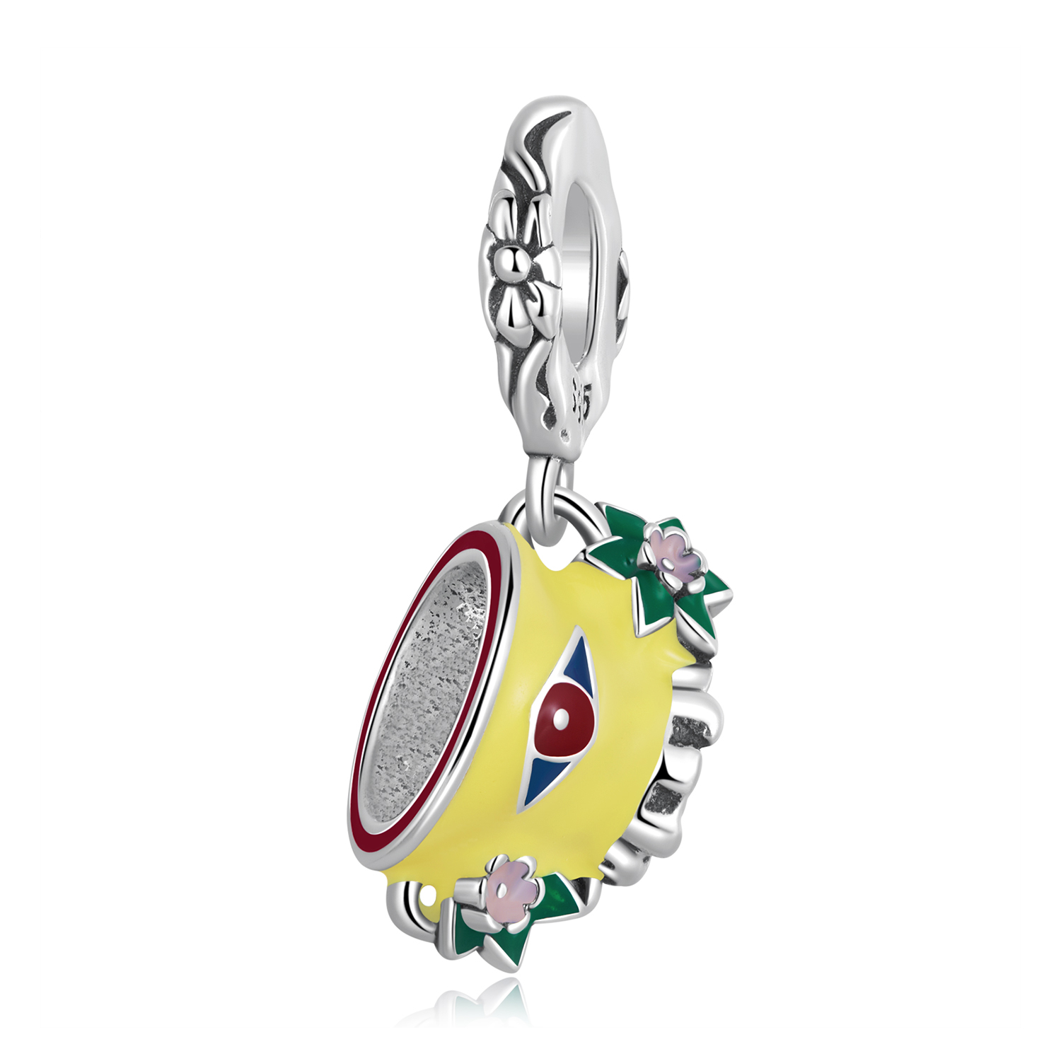 dije colgante de taza con el estilo pandora grotesque devils eye scc2375