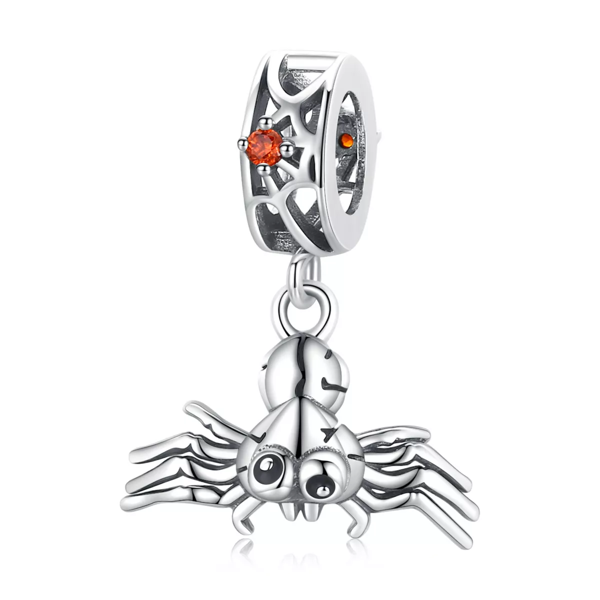 estilo pandora divertido colgante araña scc1959