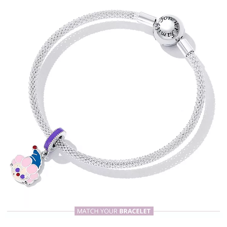(imagen para) Estilo Pandora Payaso Lindo Colgante - SCC2236 - Ver 8