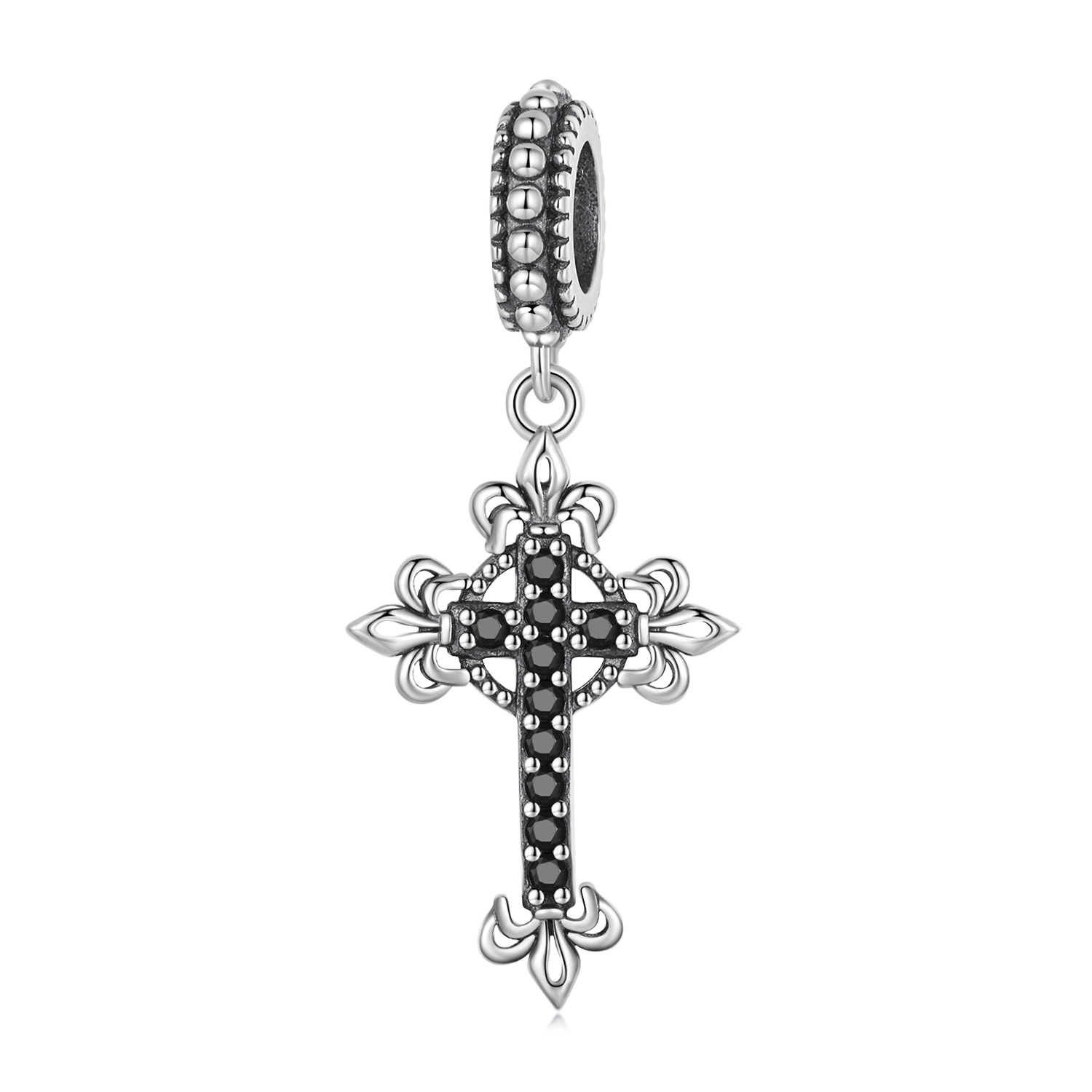 estilo pandora vintage cruz colgante bsc669