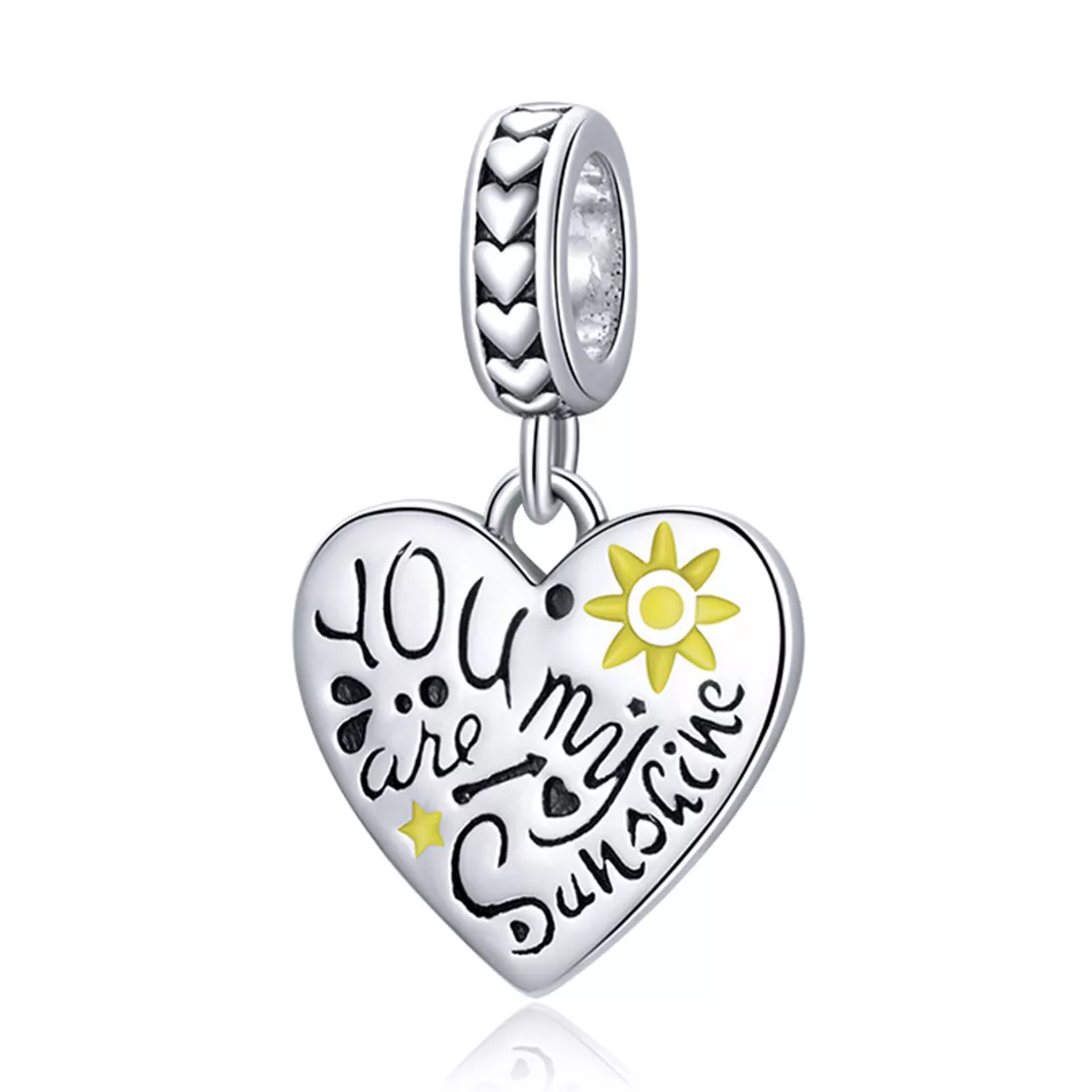 pendiente colgante estilo pandora love brand scc1916