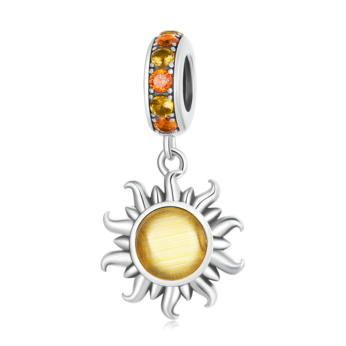 pendiente estilo pandora con colgante de solito scc2210