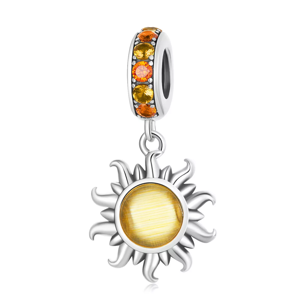 pendiente estilo pandora con colgante de solito scc2210