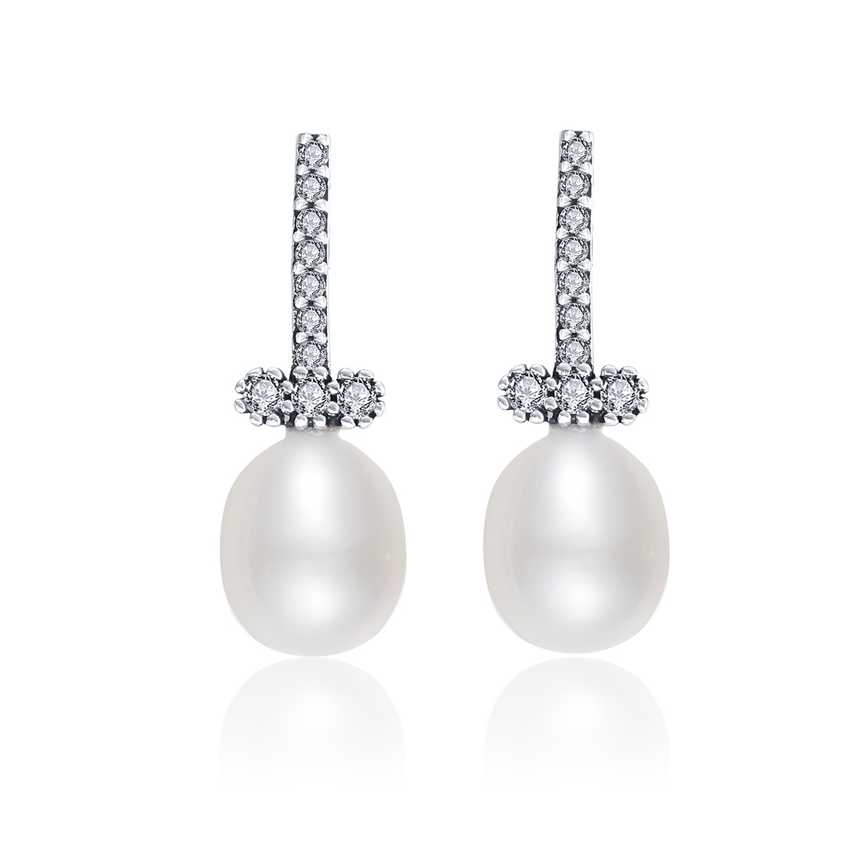 aretes con luz silenciosa estilo pandora vse100