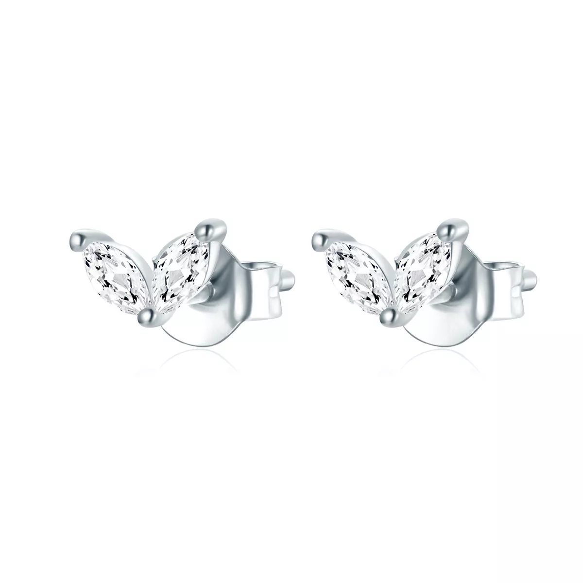 pendientes de mariposa delicados al estilo pandora sce1240 a