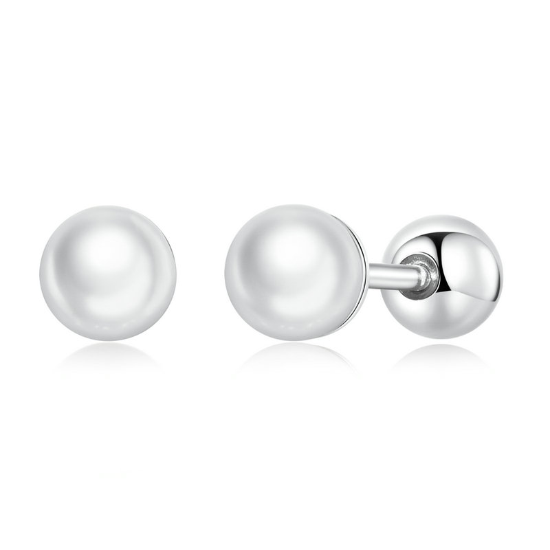 pendientes de perlas estilo pandora bse630 al