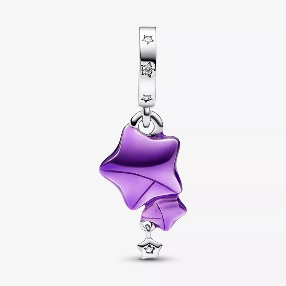 colgante de estrella de la suerte morada de pandora 792487c01