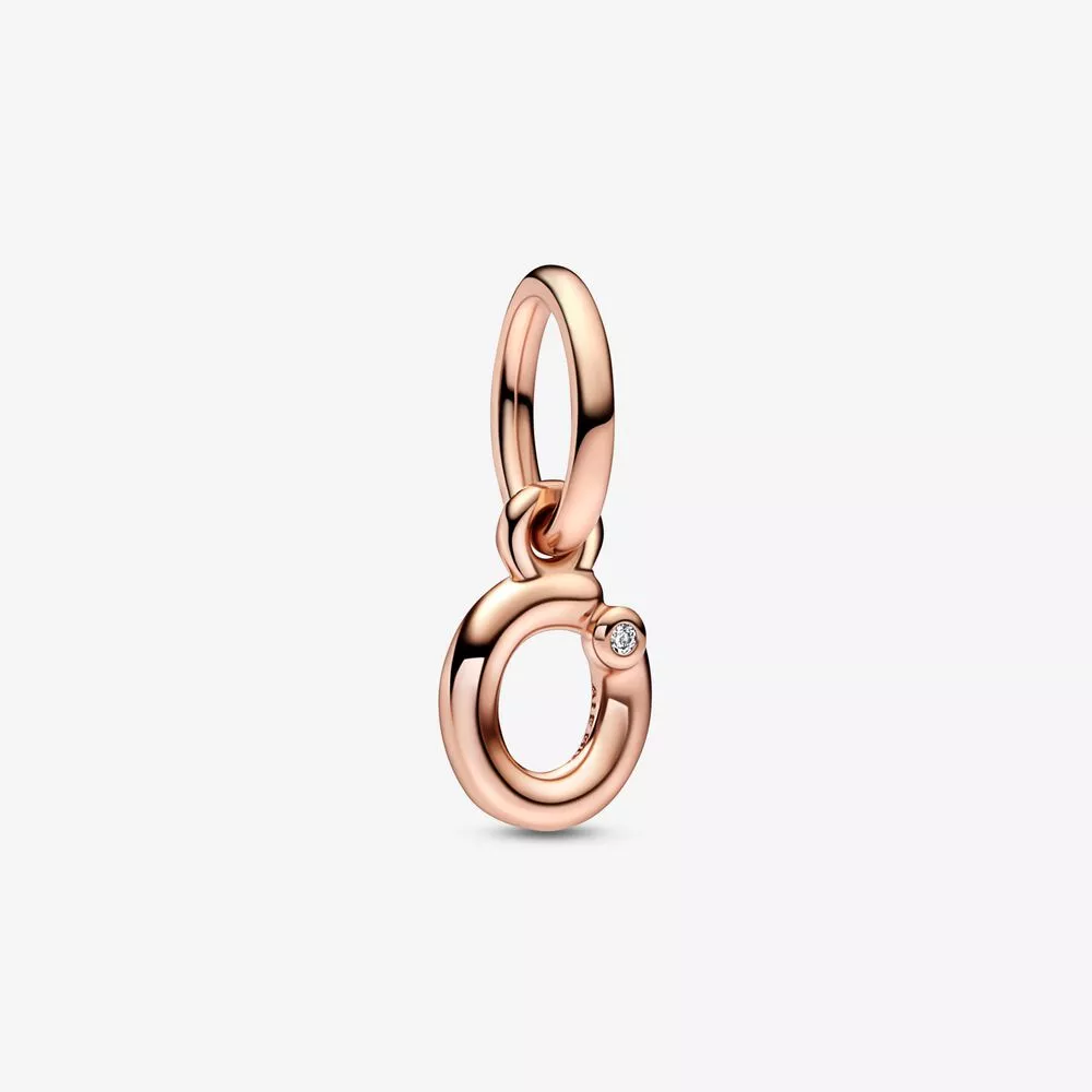 pandora colgante con letra o en forma de guión del alfabeto 782468c01