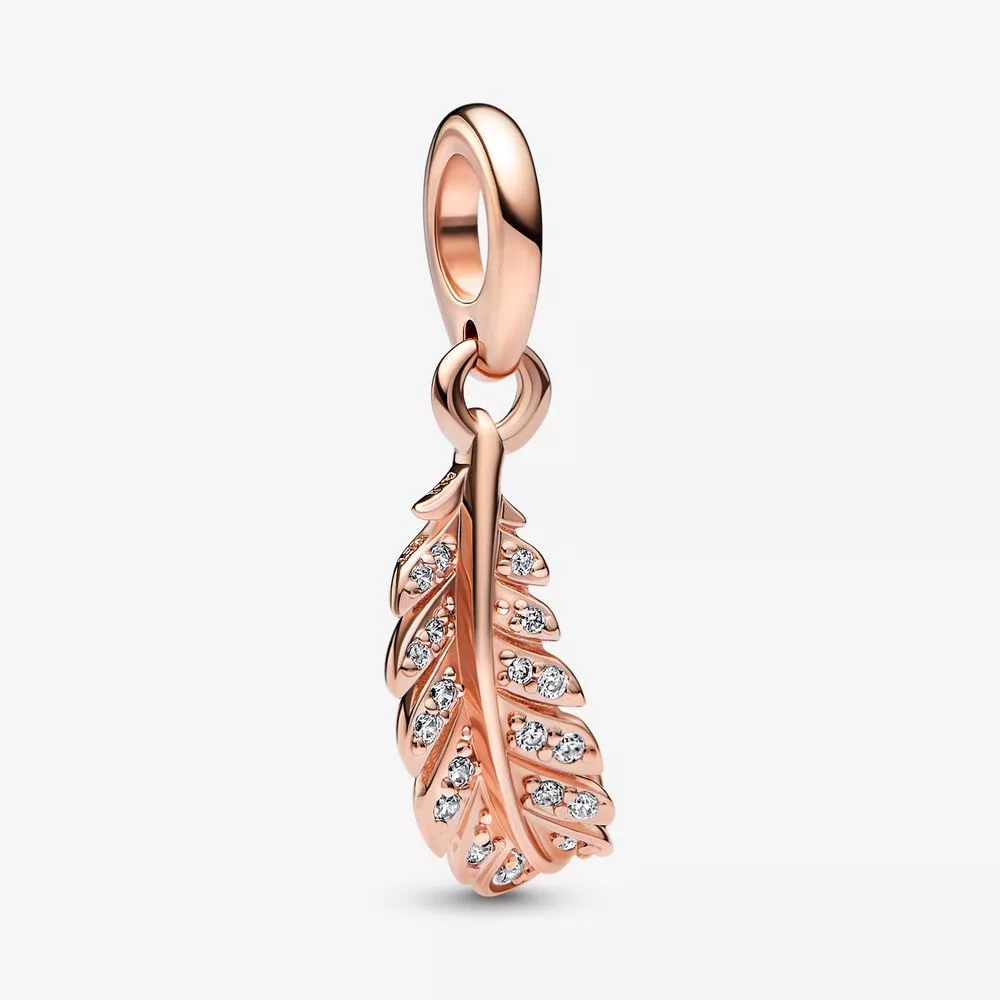 pandora colgante flotante de pluma curvada 782578c01