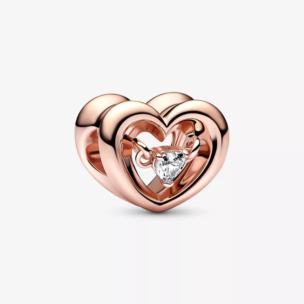 pandora encanto corazón radiante y piedra flotante 782493c01