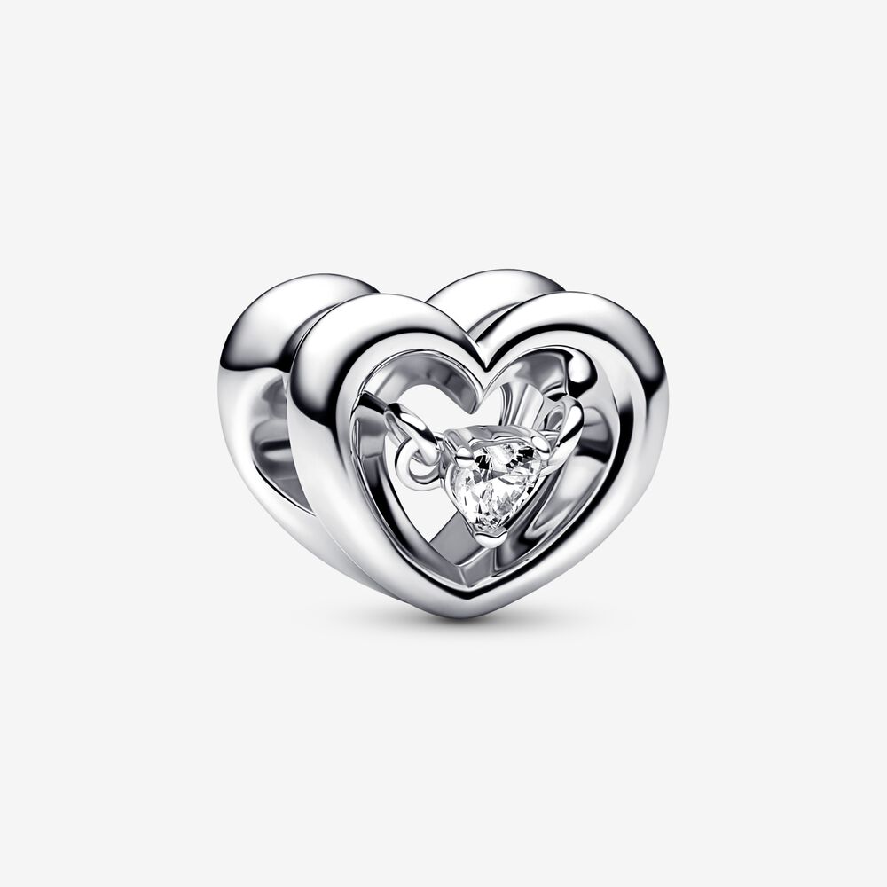 pandora encanto corazón radiante y piedra flotante 792493c01