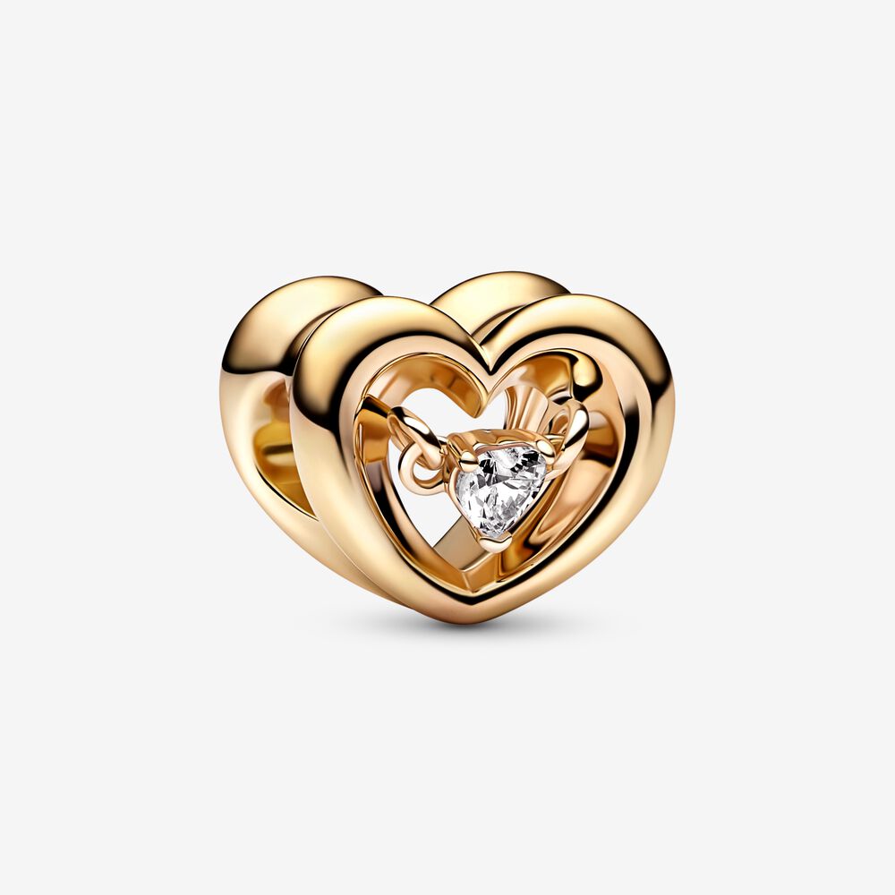 pandora encanto de corazón radiante y piedra flotante 762493c01