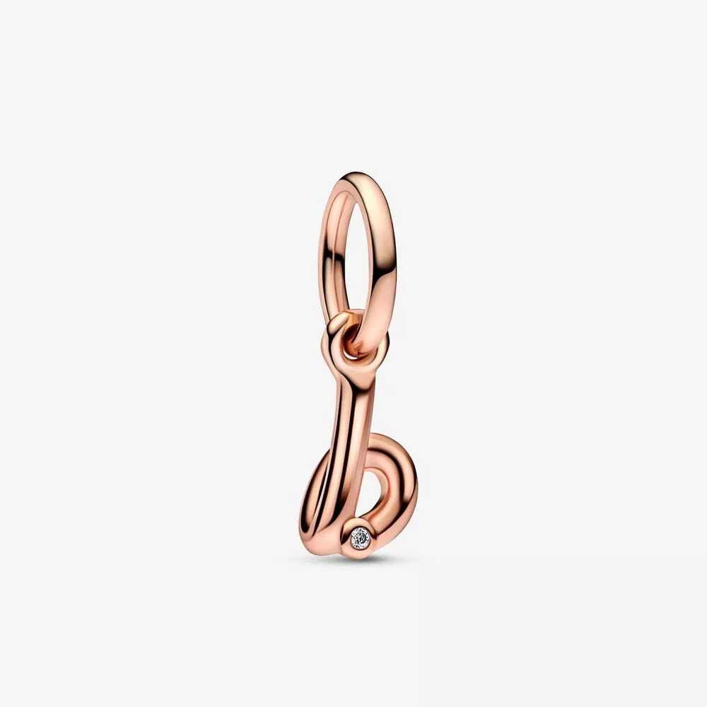 pandora letra b colgante de alfabeto script 782459c01