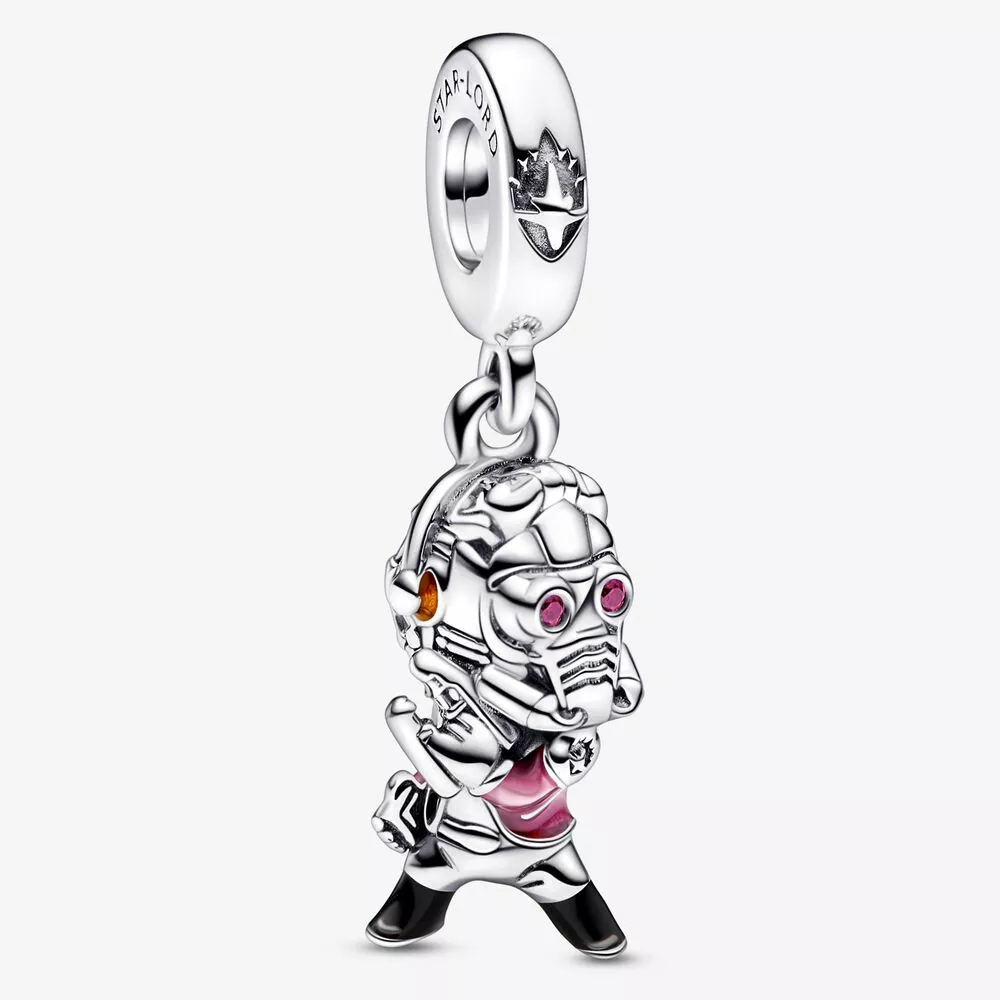 pandora marvel guardianes de la galaxia star lord charm colgante 792562c01