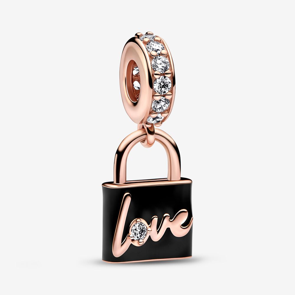 pendiente colgante pandora love padlock 782508c01