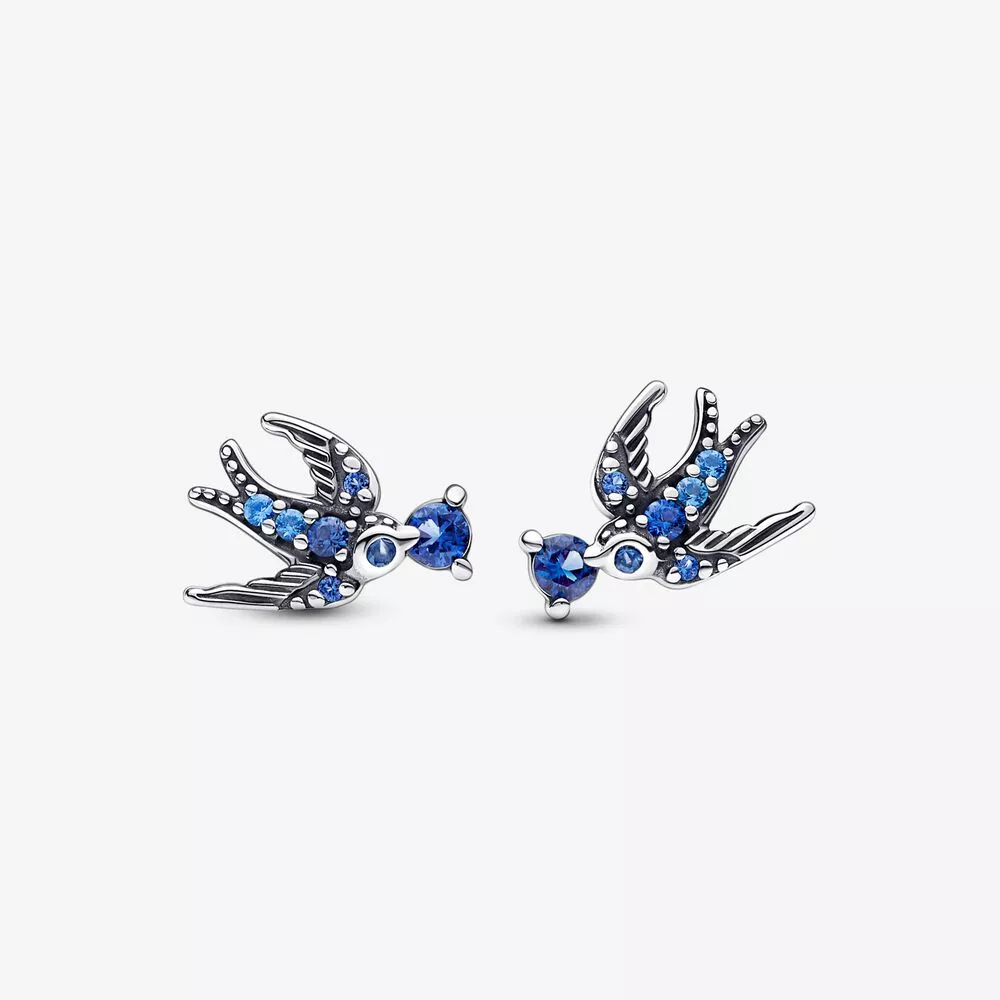 pendientes de estudio pandora sparkling swallow 292568c01