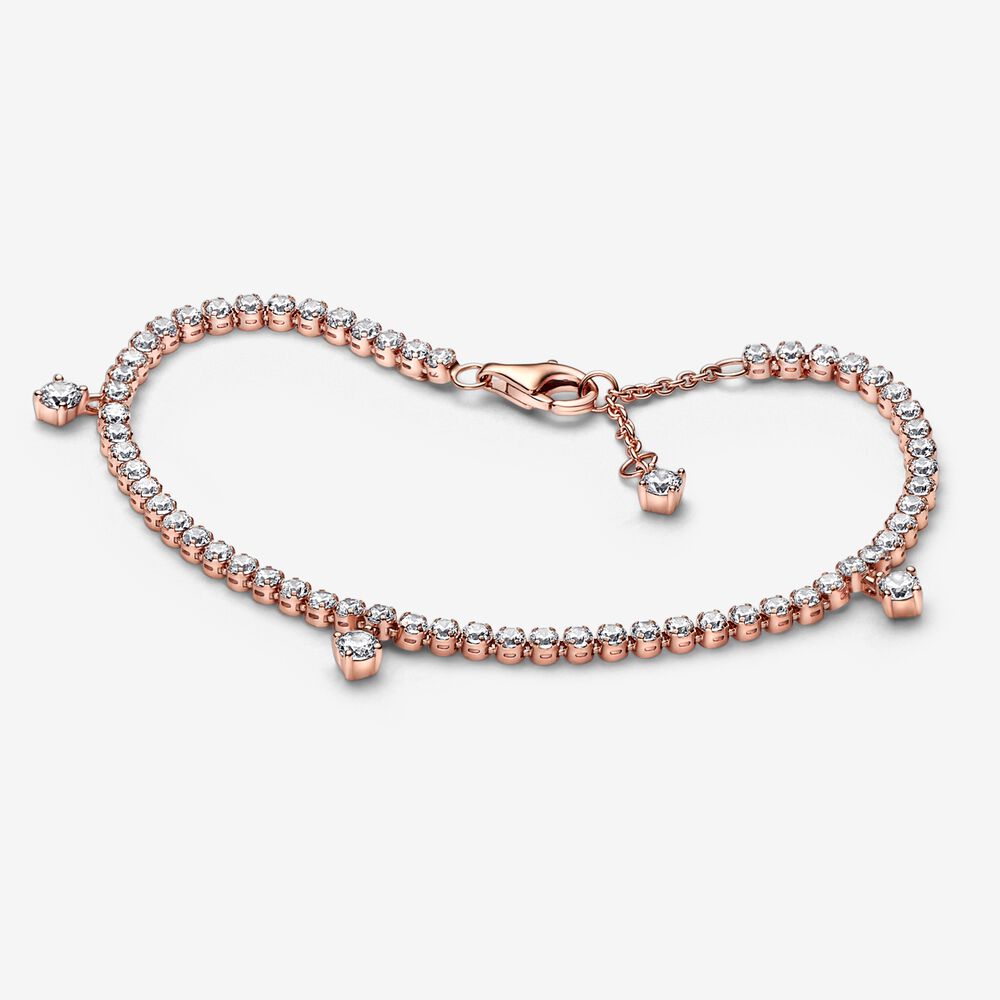pulsera de tenis pandora sparkling drops 582401c01