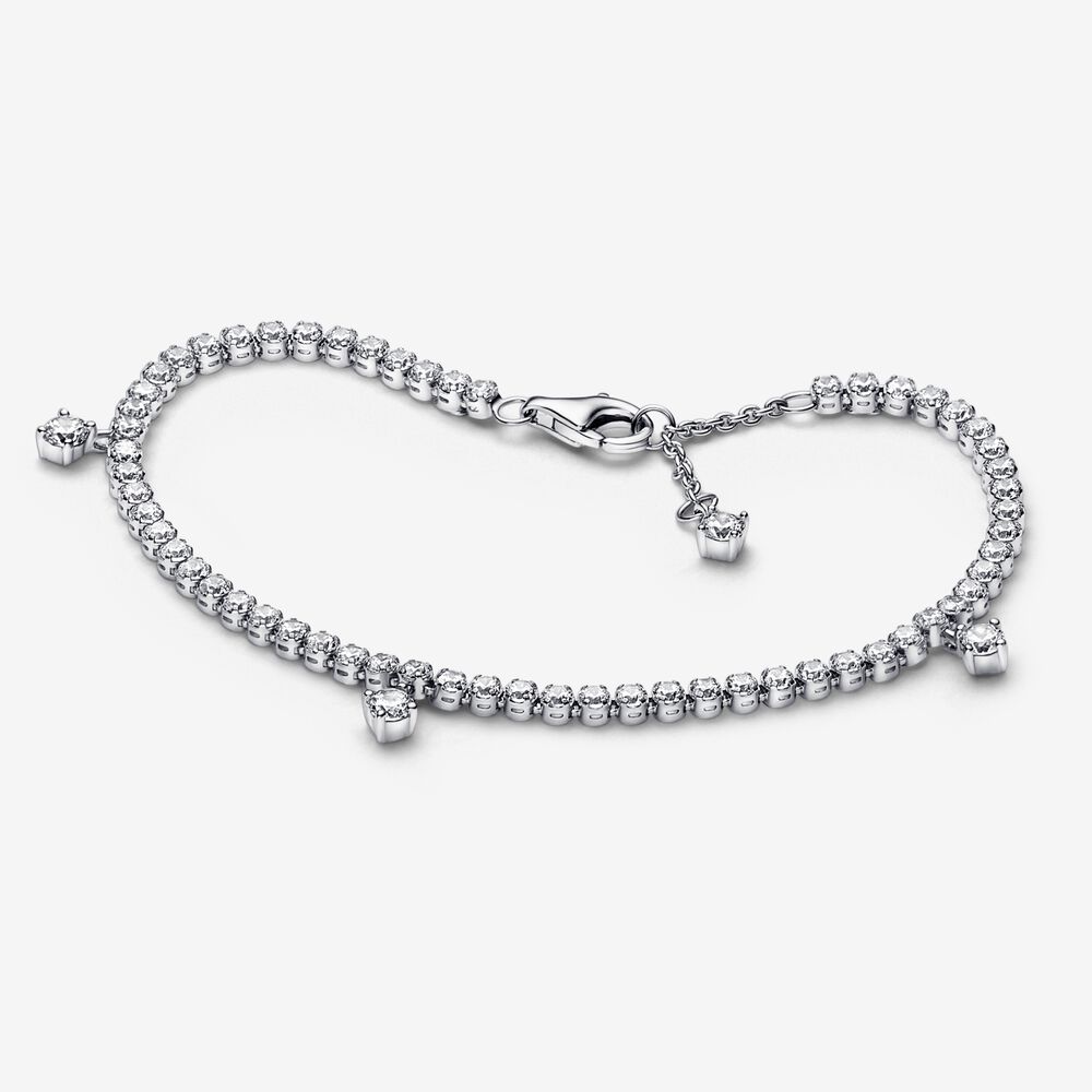 pulsera de tenis pandora sparkling drops 592401c01