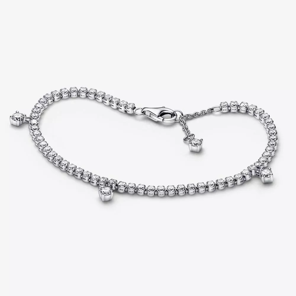 pulsera de tenis pandora sparkling drops 592401c01