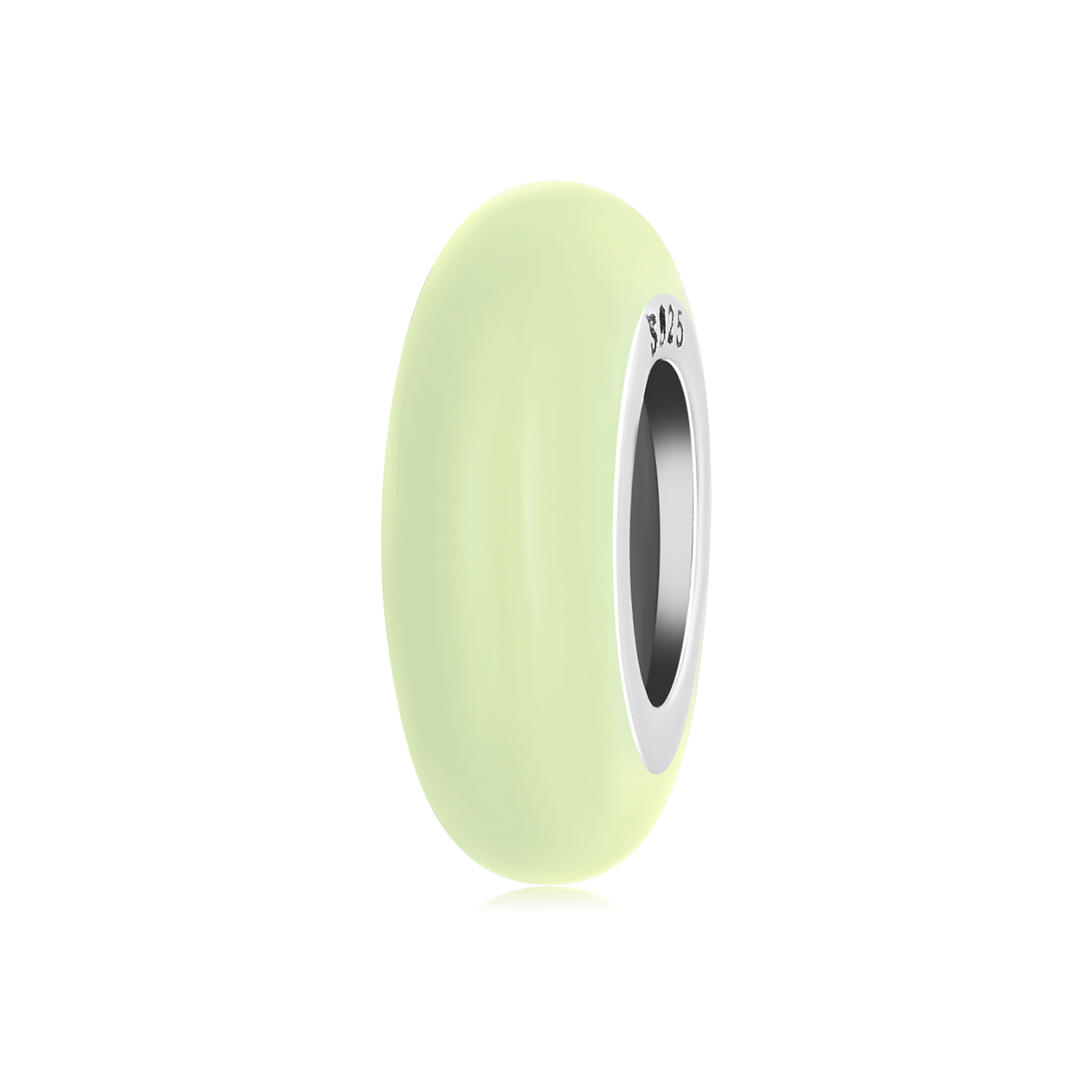 abalorio pandora de estilo espaciador de gel de sílice scc1450 lg