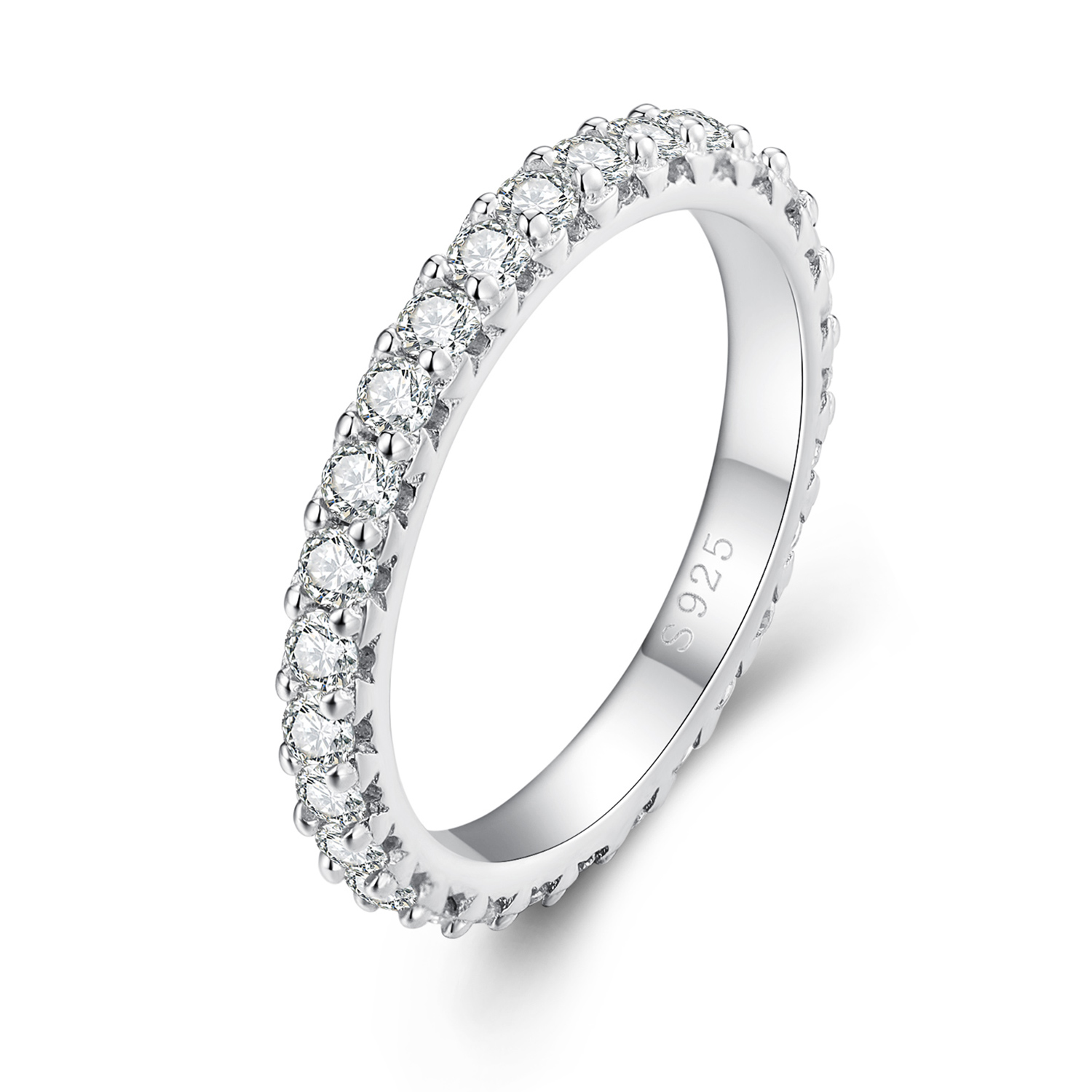 anillo de diamante moissanite estilo pandora msr028