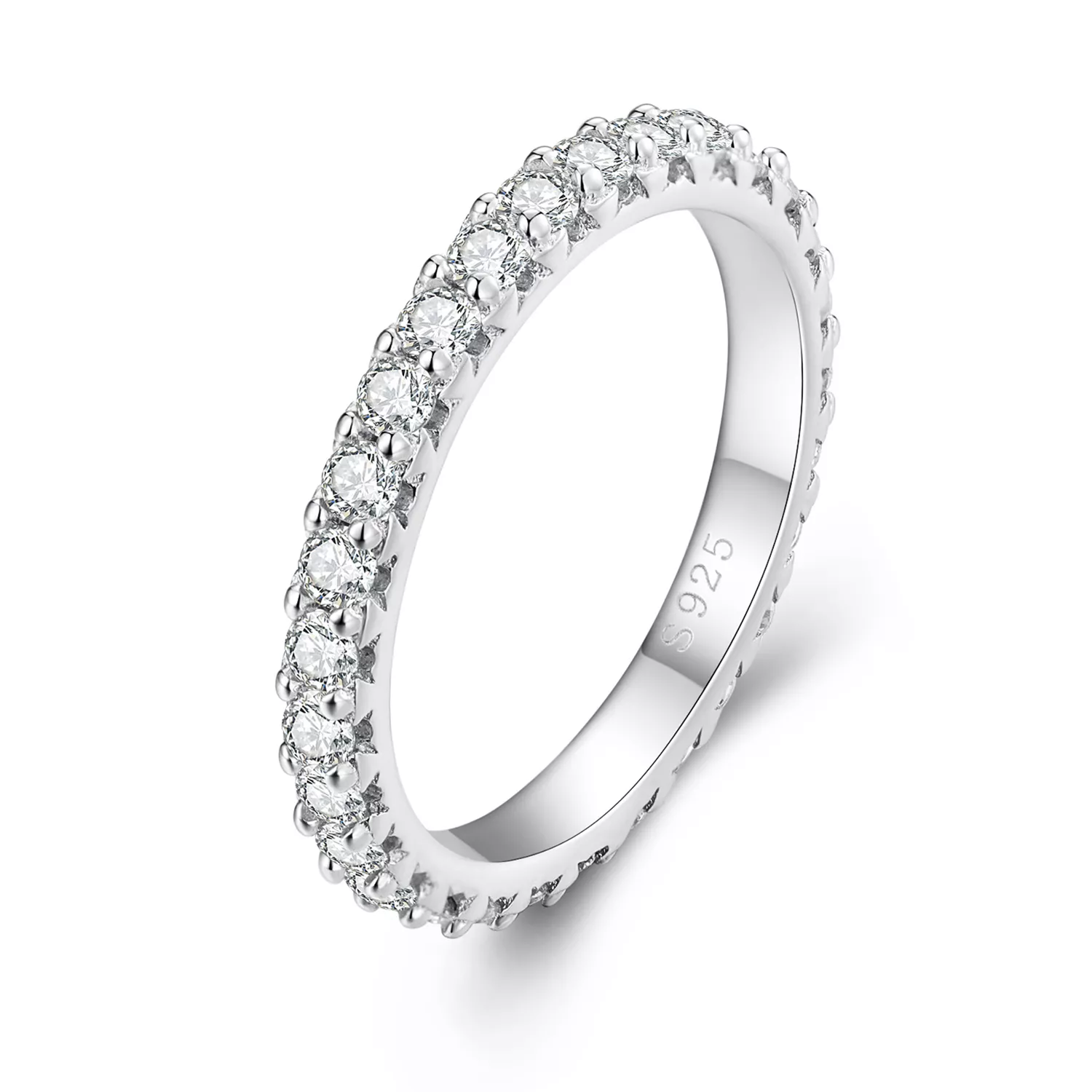 anillo de diamante moissanite estilo pandora msr028