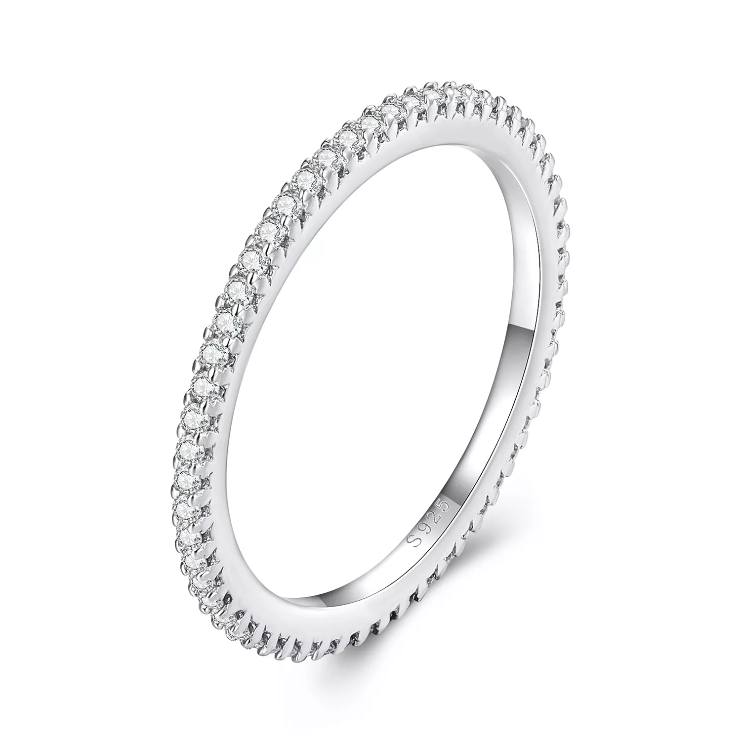 anillo estilo pandora con moissanita msr027