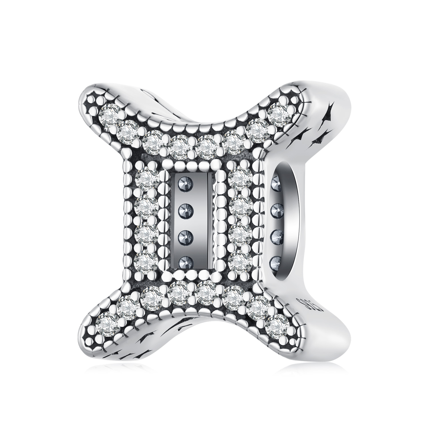 charm del zodiaco de la suerte estilo pandora para géminis scc2516 3