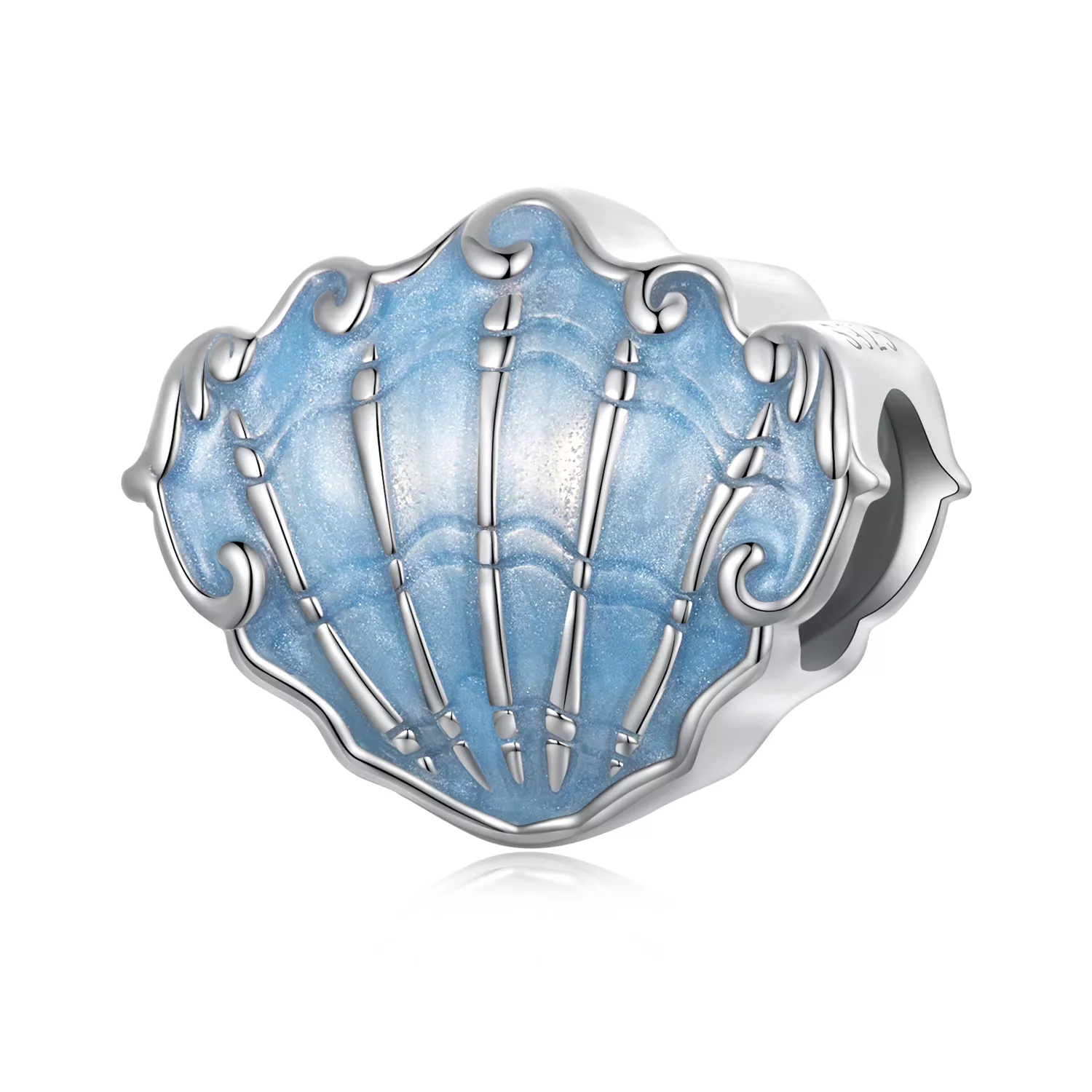 charm estilo pandora con forma de concha scc2507