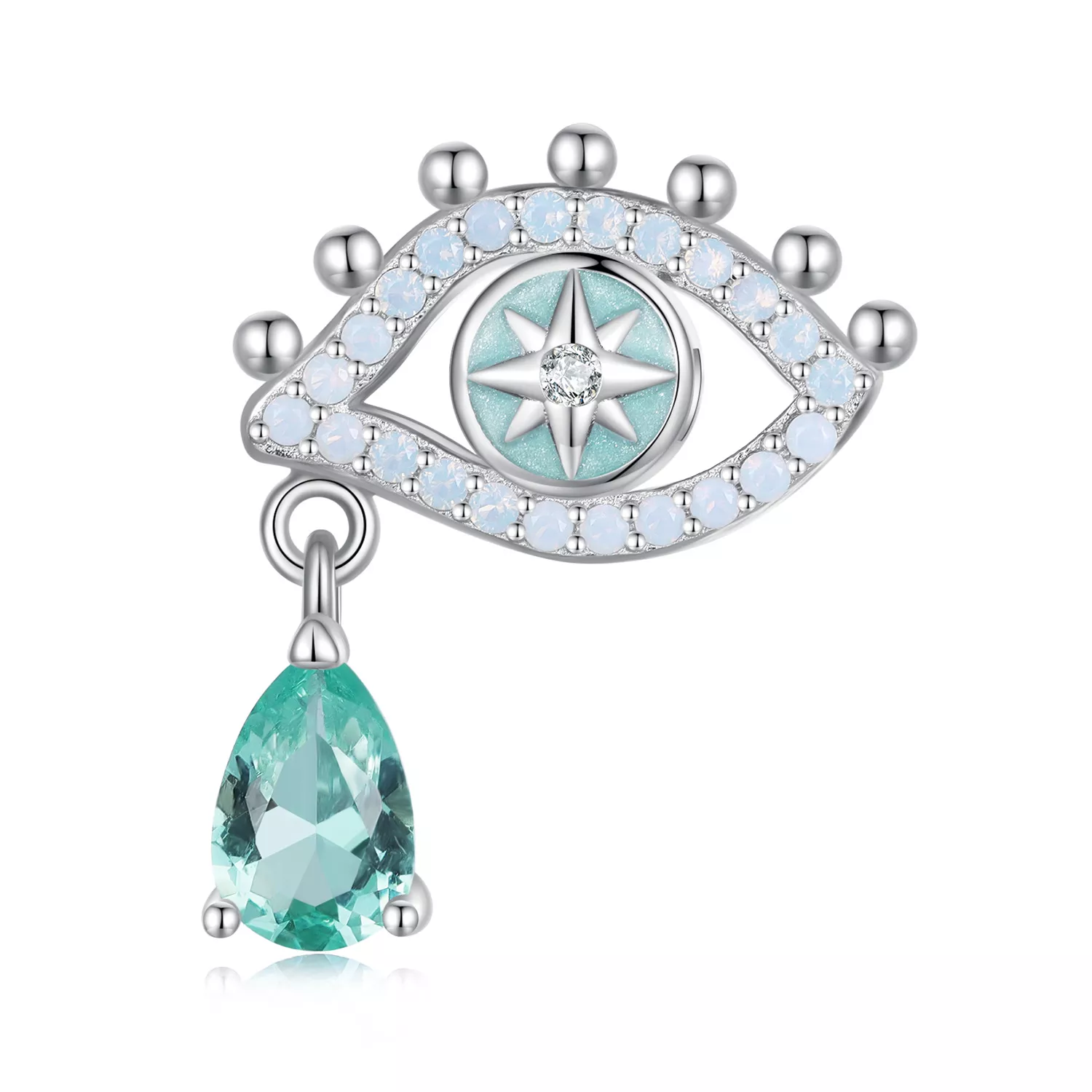 charm estilo pandora con ojo de monio bsc856