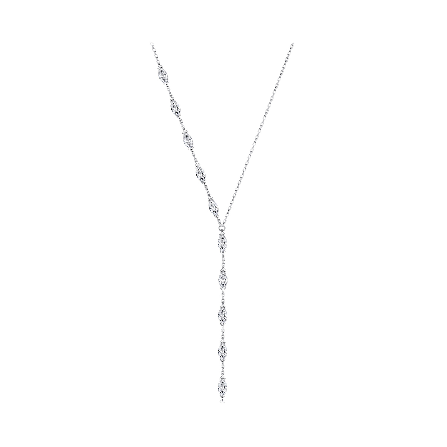 collar de cadena estilo pandora en forma de y bsn330