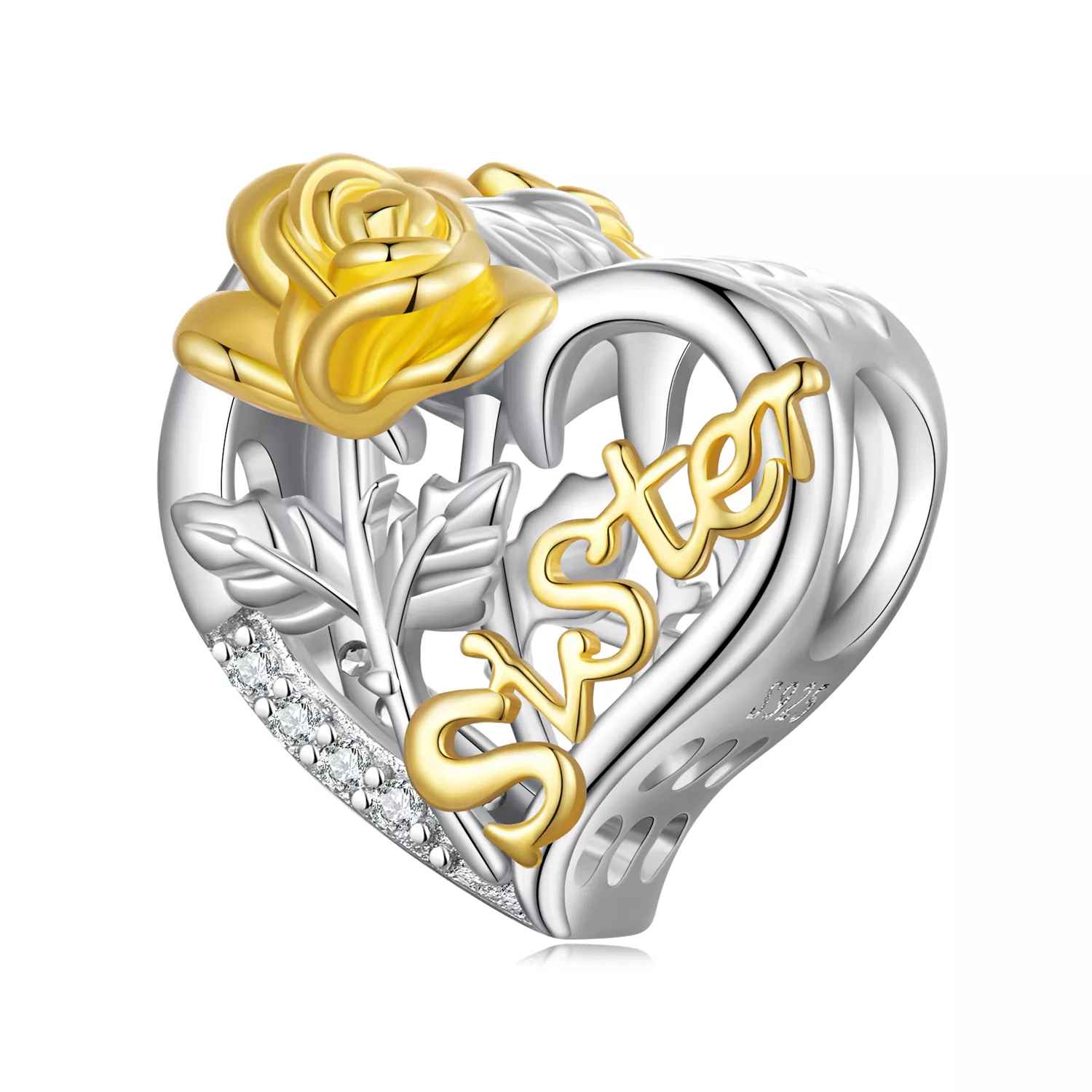 encanto estilo pandora para hermanas bsc841