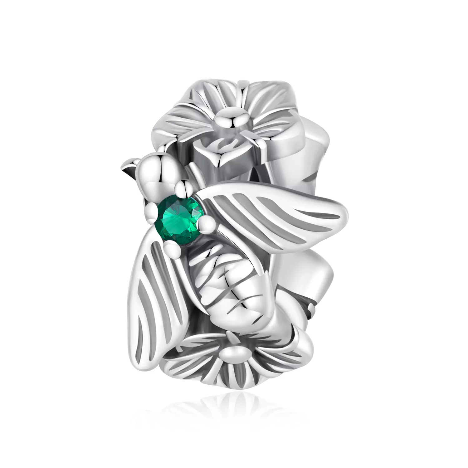pandora estilo abalorio espaciador de abeja de la suerte scc2526