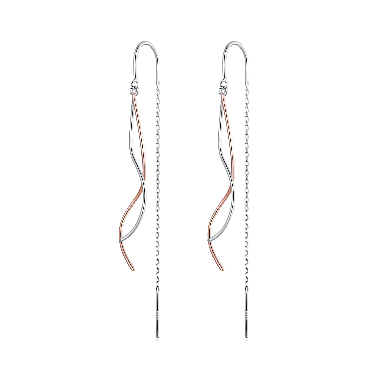 pendientes colgantes con borlas de estilo pandora sce1600
