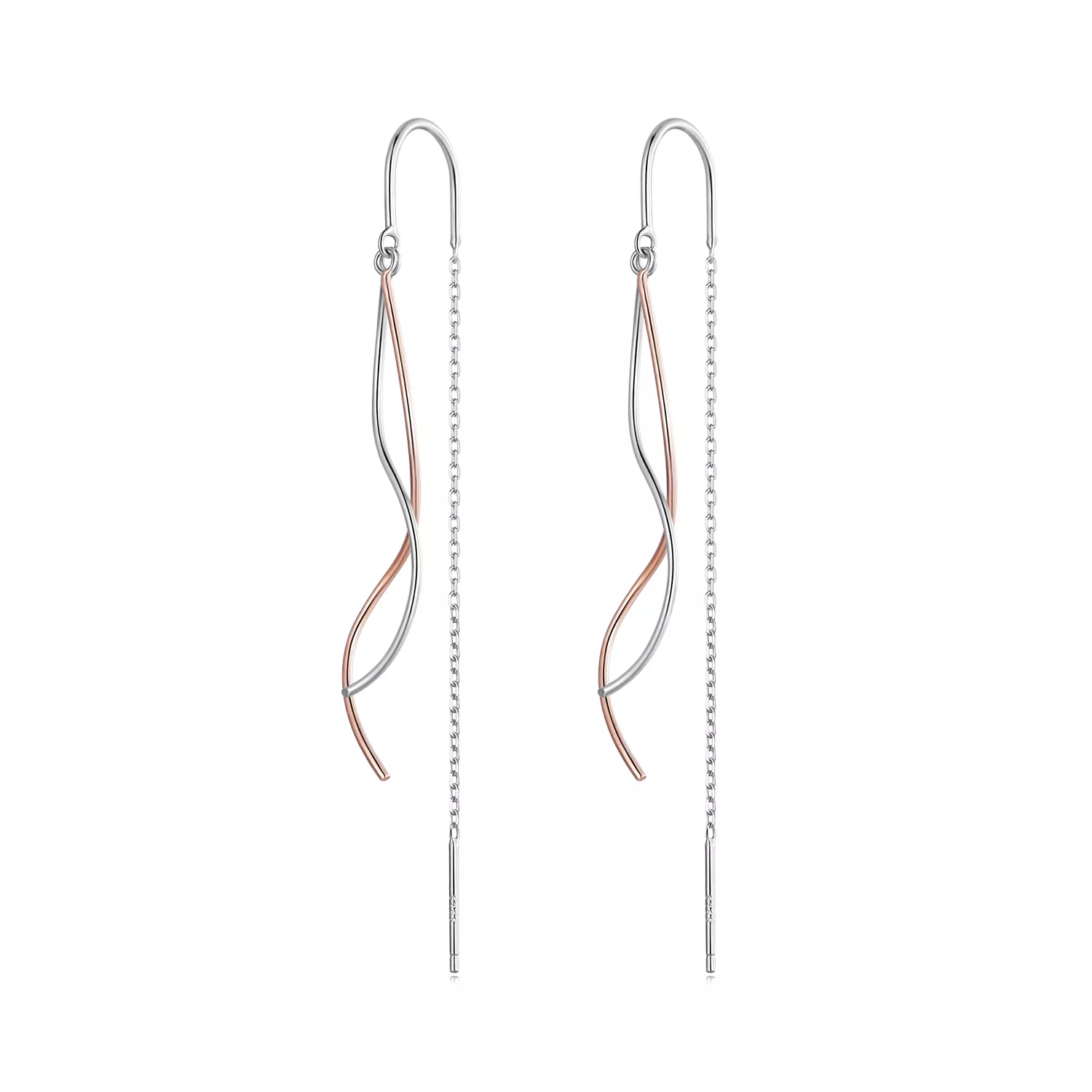 pendientes colgantes con borlas de estilo pandora sce1600