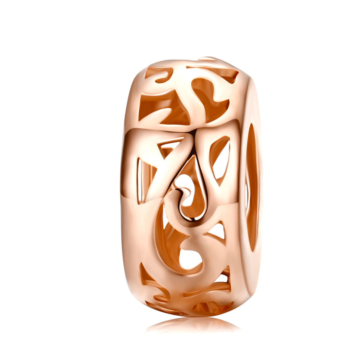 charm en estilo pandora en color oro rosa scc716 c