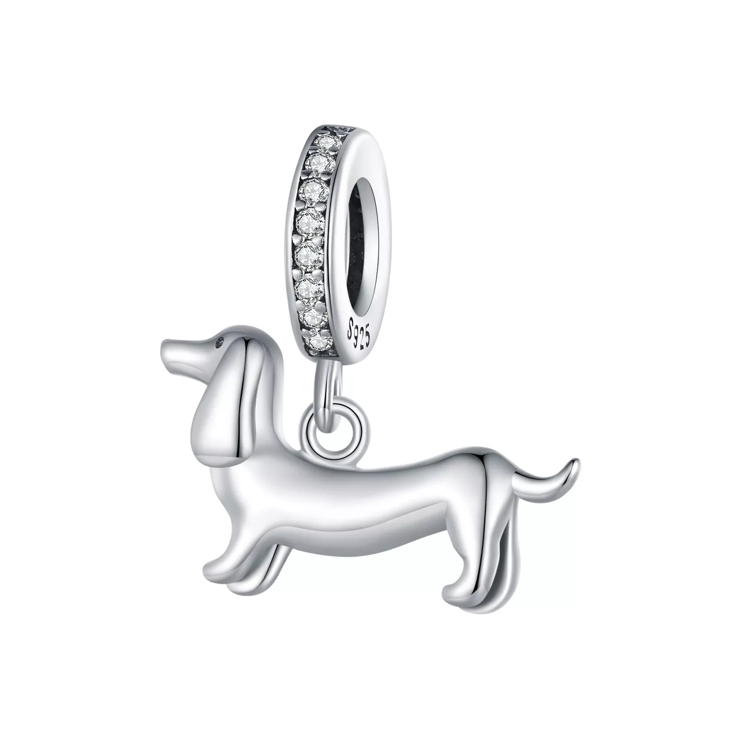 charm estilo pandora de dachshund scc2561