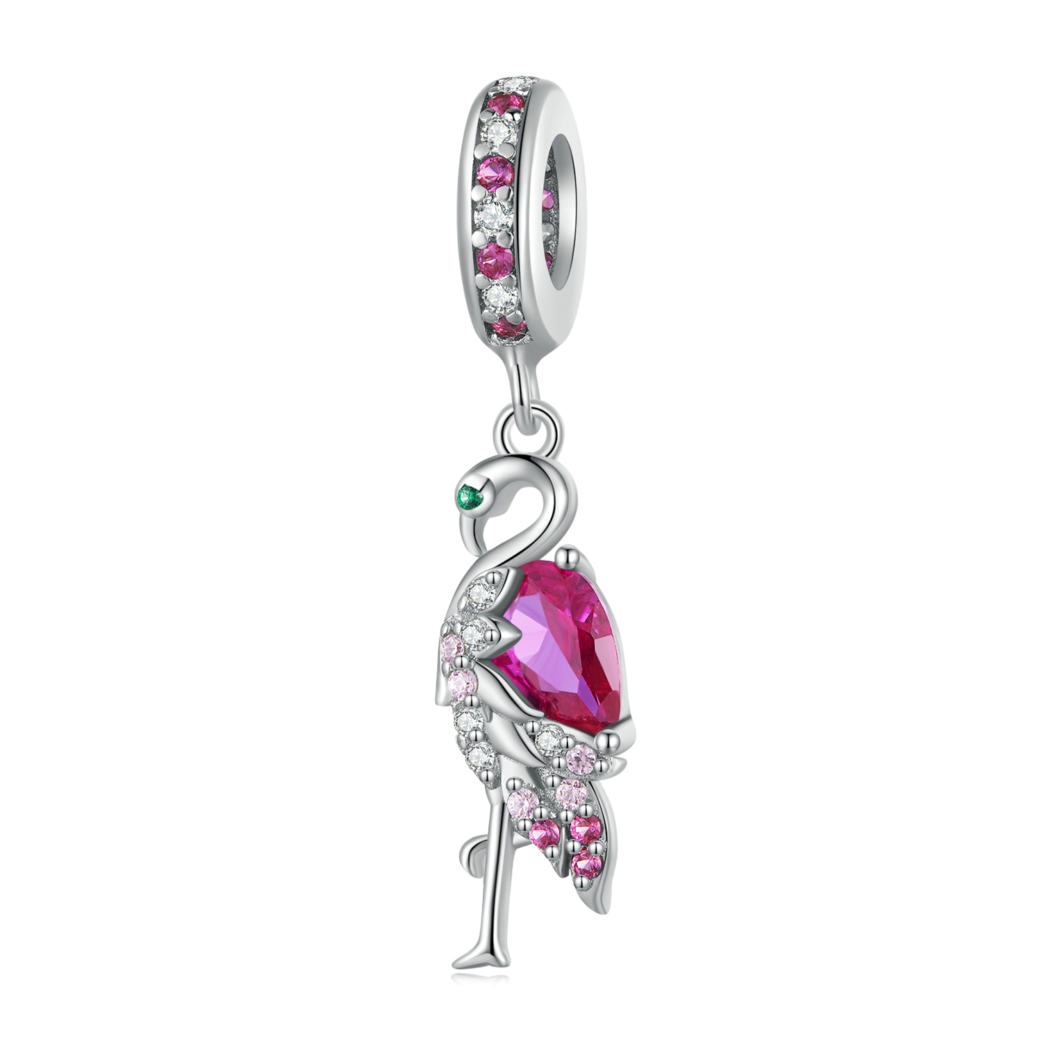 charm estilo pandora de flamenco bsc833