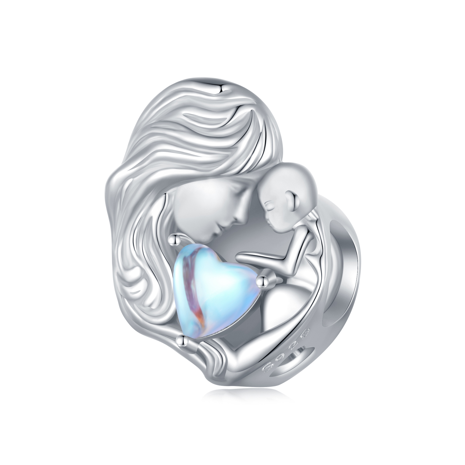 charm estilo pandora de mamá y hijo scc2539