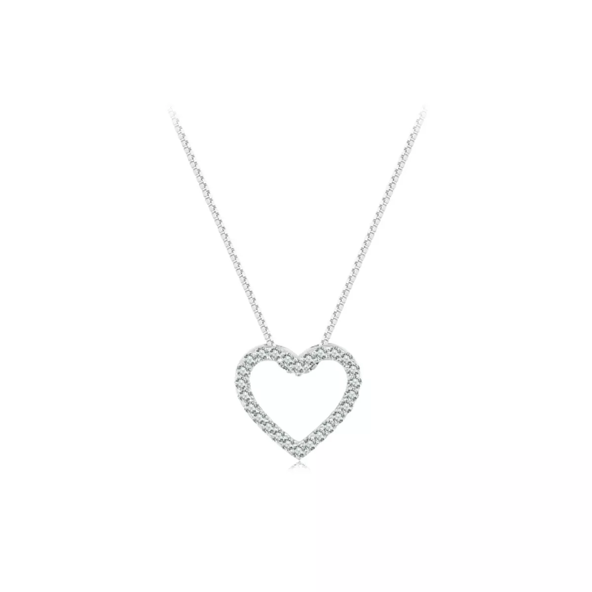 collar pandora estilo corazón de amor msn019