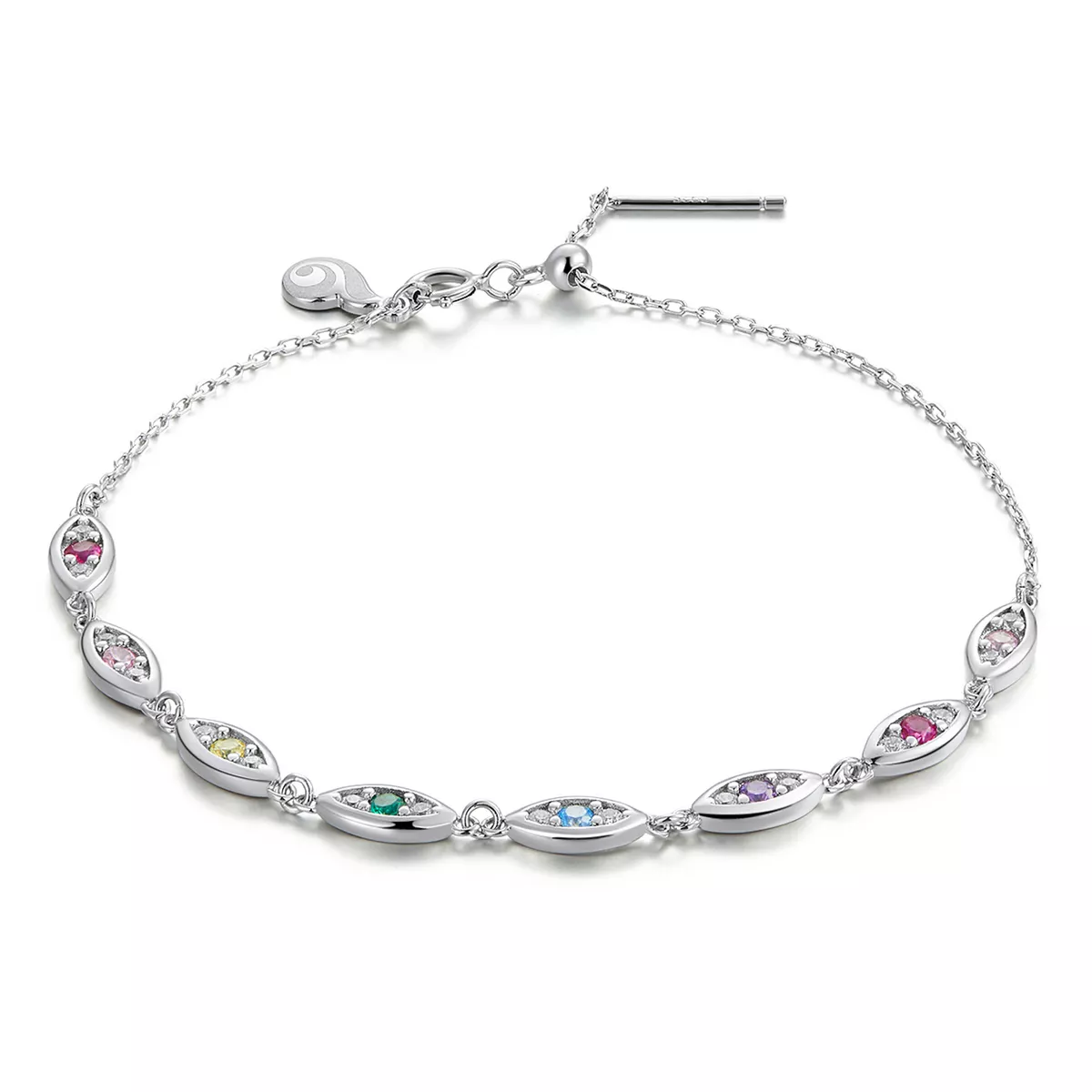 pulsera brillante de estilo pandora bsb087