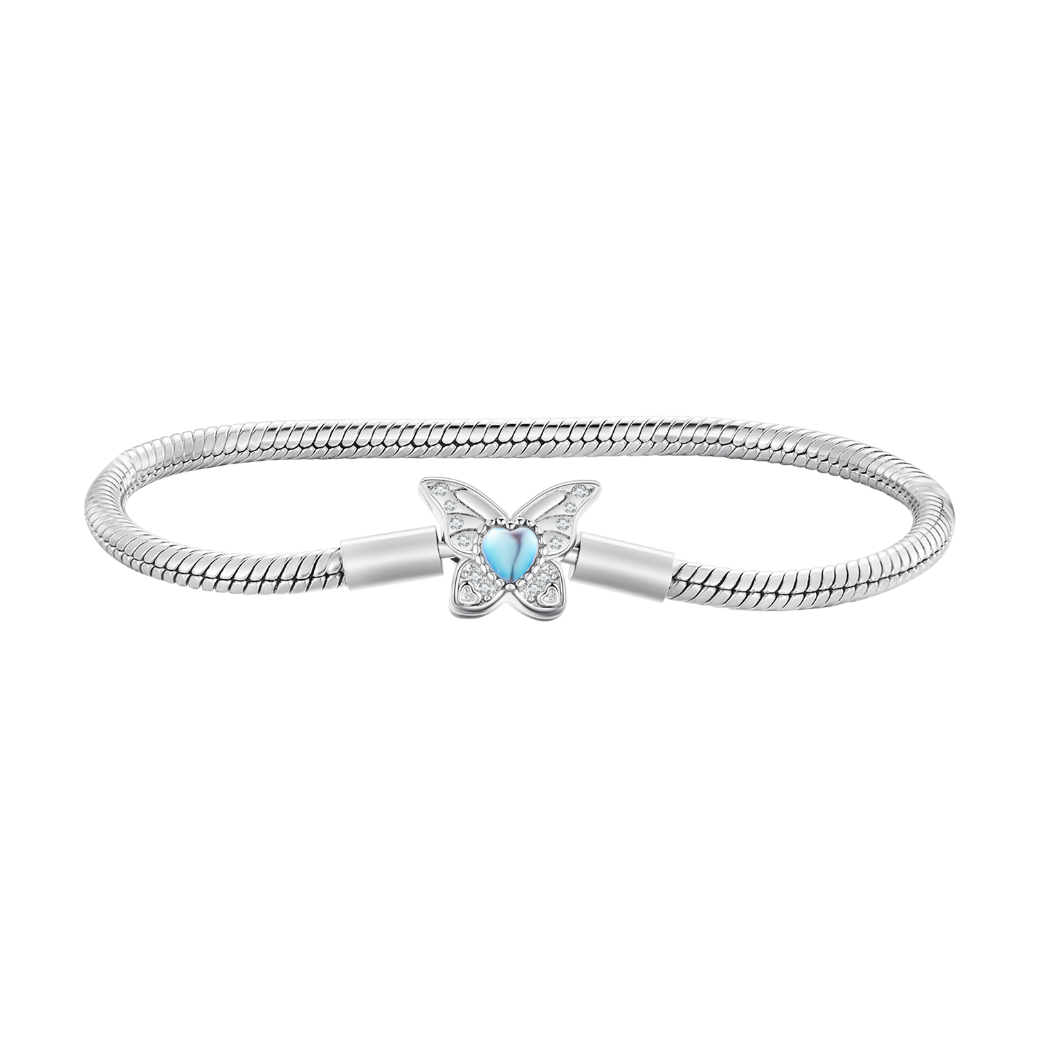 pulsera de mariposa estilo pandora bsb113