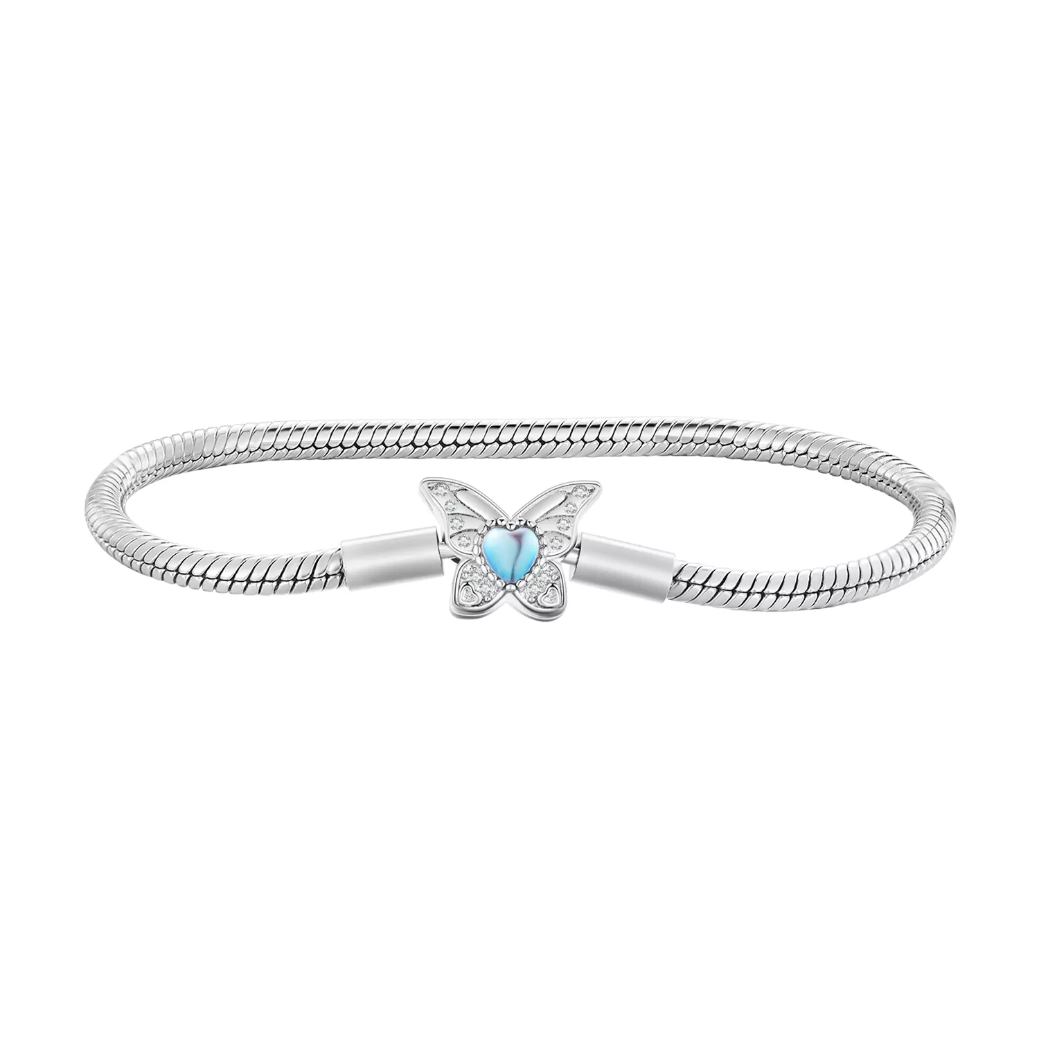 pulsera de mariposa estilo pandora bsb113