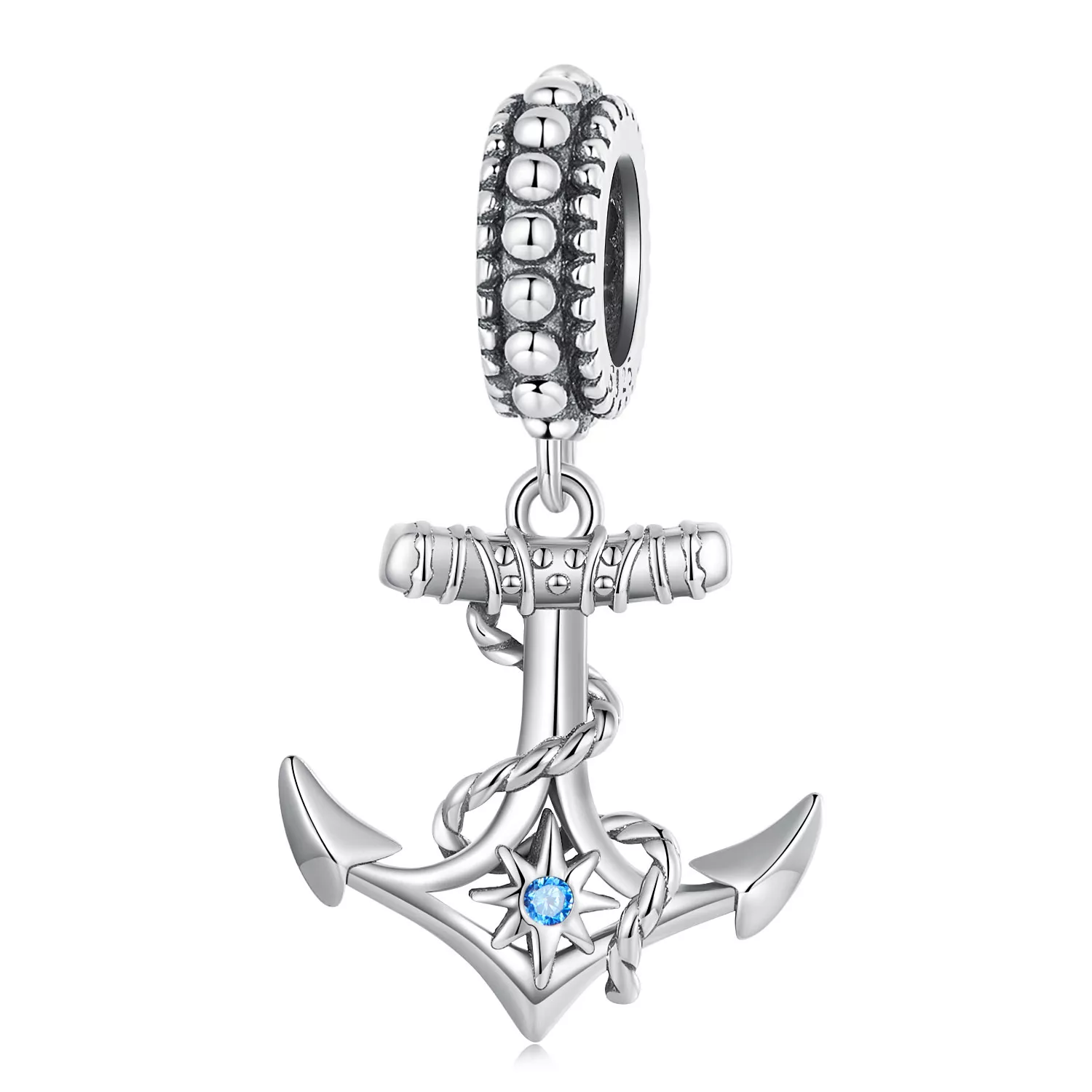 pulsera estilo pandora con dije de ancla scc2401