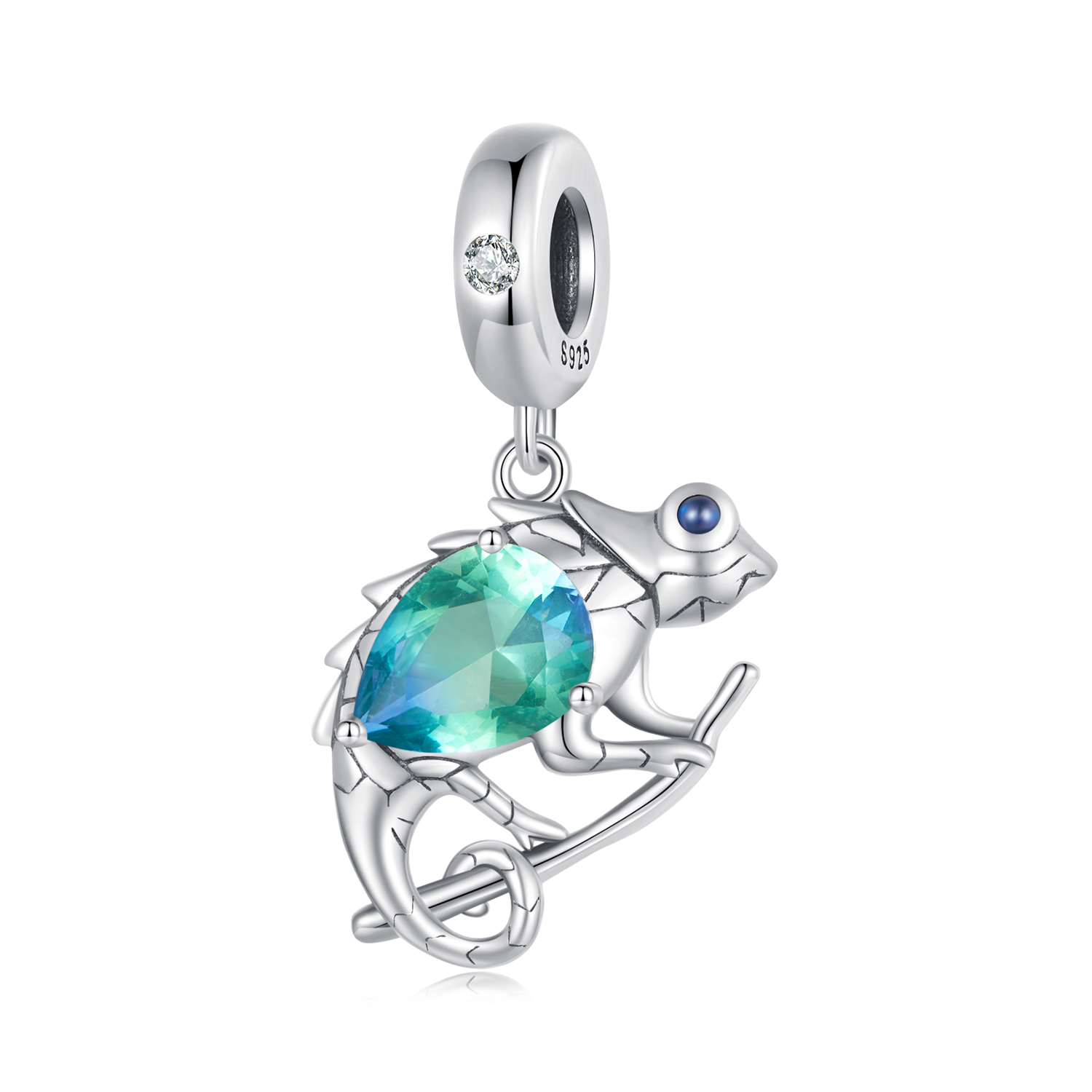 pulsera estilo pandora con encanto que cambia de color scc2527