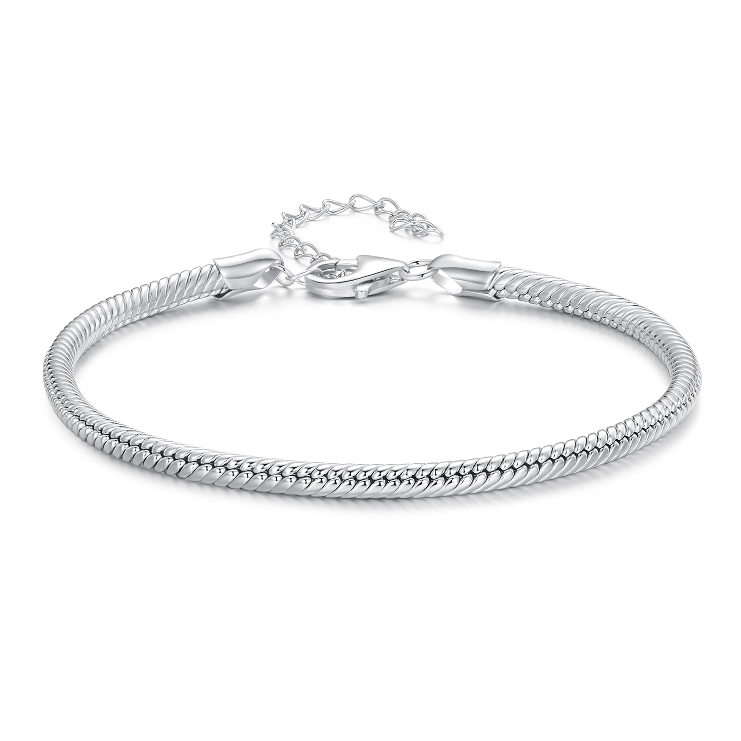 pulsera estilo pandora de cadena de serpiente scb252